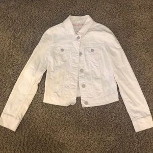 Aeropostale White Jean Jacket